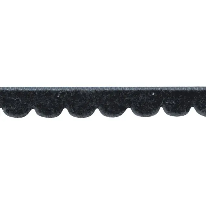 Paspel Polyester-Samt Dunkelblau, 10mm Bestpreis