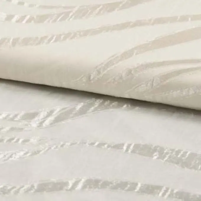 Finale Aktion Stoff Voile aus Polyester Crinkle mit weißem Zebra-Muster