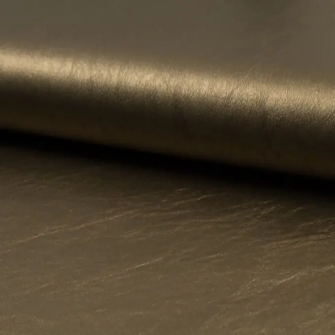 Günstig Kunstleder Metallic-Effekt Gold