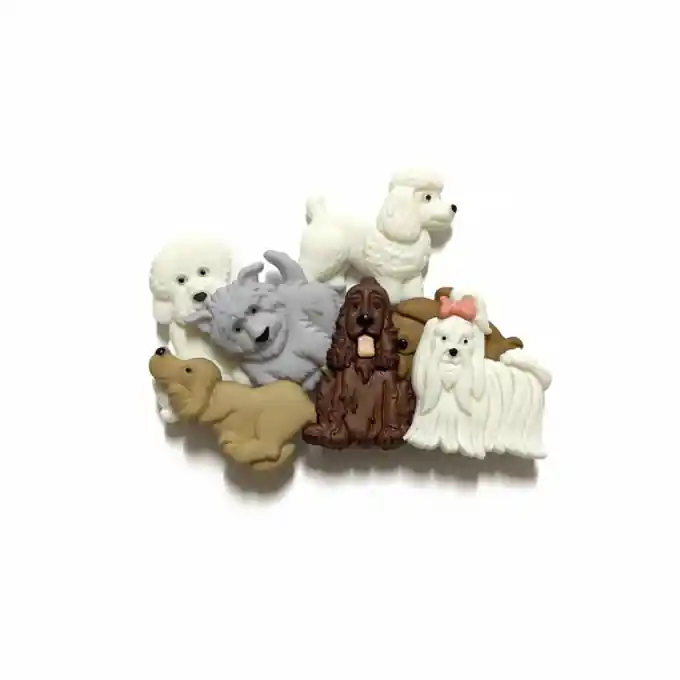 Kracherpreis Beutel Knöpfe Hund Gogo