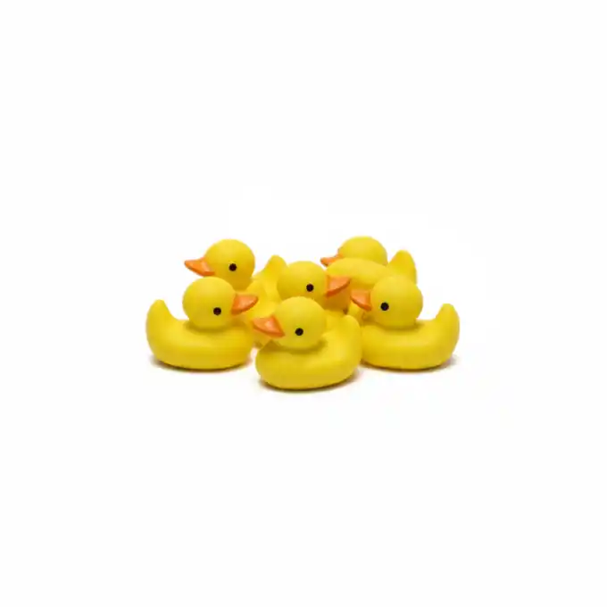 Weltweiter Versand Beutel mit gelben Enten-Fantasieknöpfen