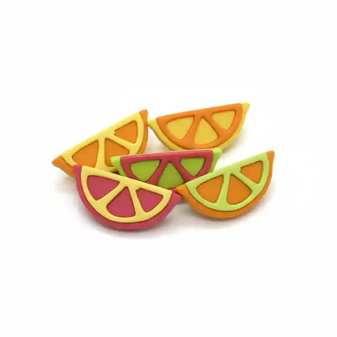 Beutel Knöpfe Früchte orange Kostenloser Versand