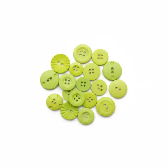 Abverkauf Grüne Fantasie-Knopf-Tüte