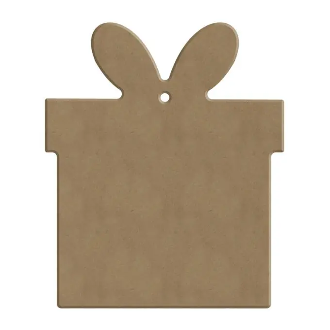 Holzdekoration Weihnachten 10cm zum Aufhängen Geschenk Kostenloser Rückversand