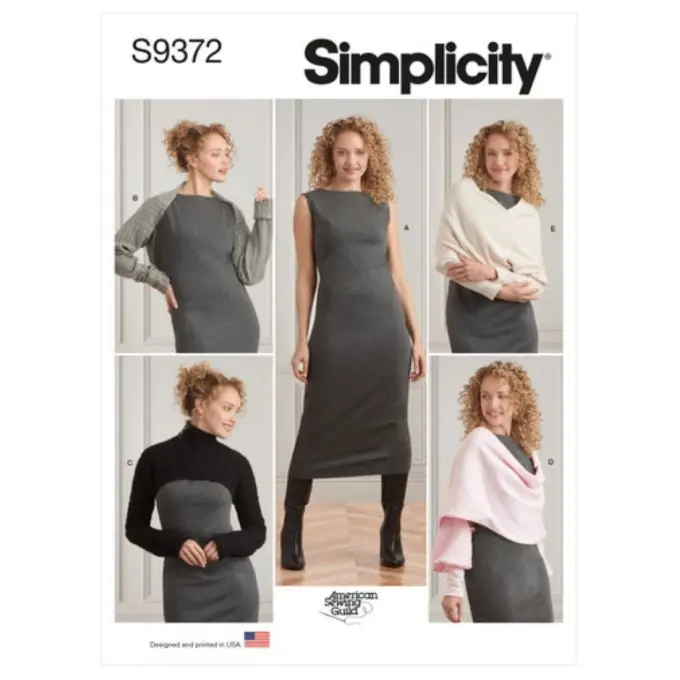 Preiswert Schnittmuster Simplicity 9372 – Kleid 32 bis 54 (FR)