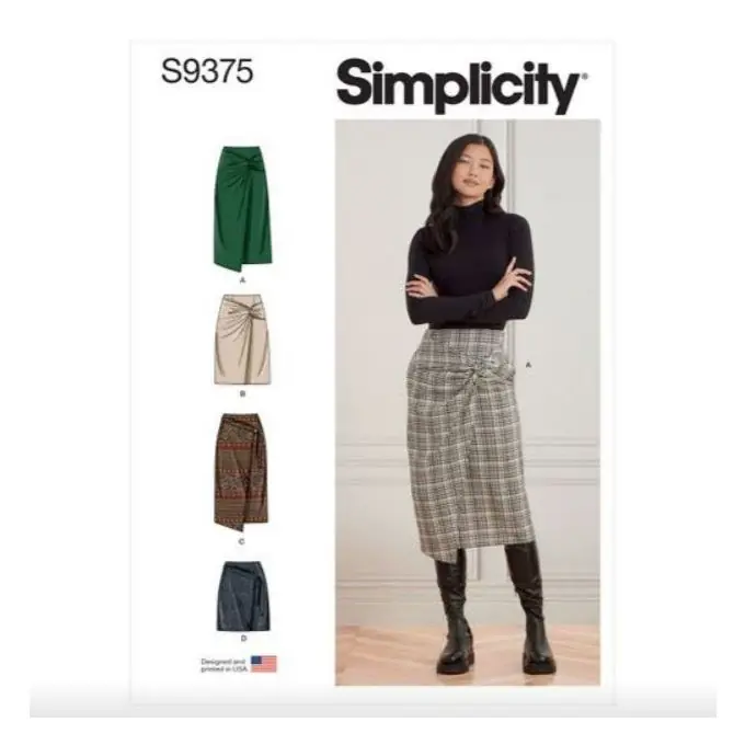Mengenrabatt Schnittmuster Simplicity 9375 – Röcke 34 bis 42 (FR)