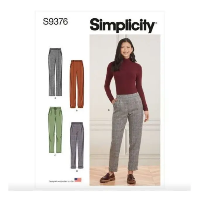 Simplicity Schnittmuster für Damen-Hosen 34 bis 42 Neuheit