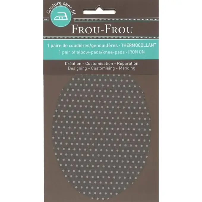 Top-Seller Ellenbogen- und Kniepatch Taupe 7,4 x 9,6 cm