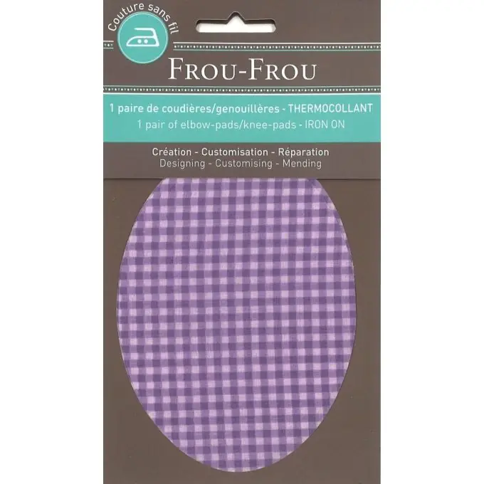 Solange Der Vorrat Reicht Knie-/Ellenbogen-Patch Vichy Lavendel 7,4 x 9,6 cm