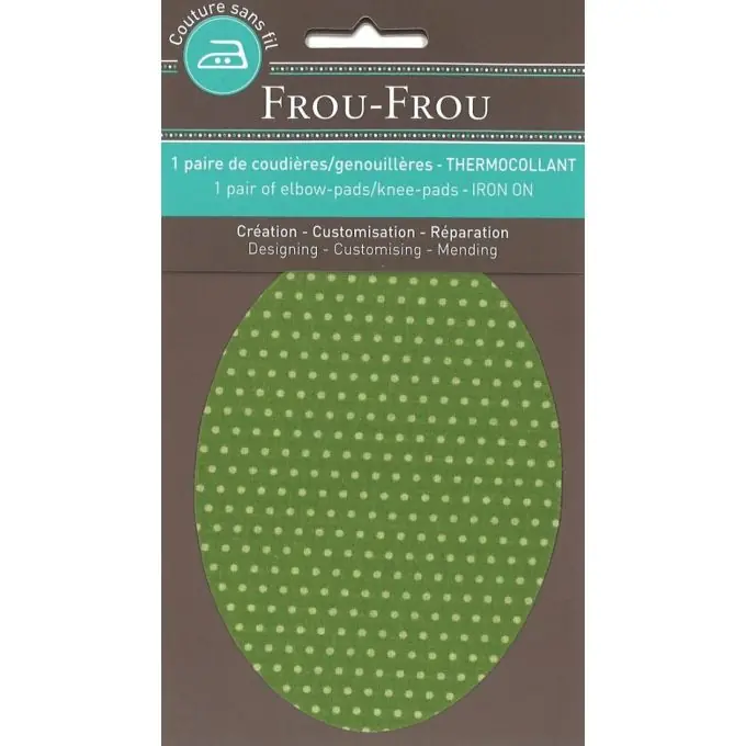 Mega-Angebot Knie-/Ellenbogen-Patch grüne Punkte 8,8×12,1cm