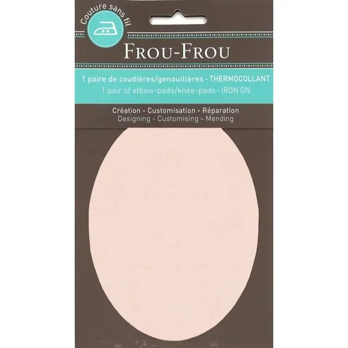 Knie-/Ellenbogen-Patch 8×12,1cm einfarbig Lachs Gleich Bestellen