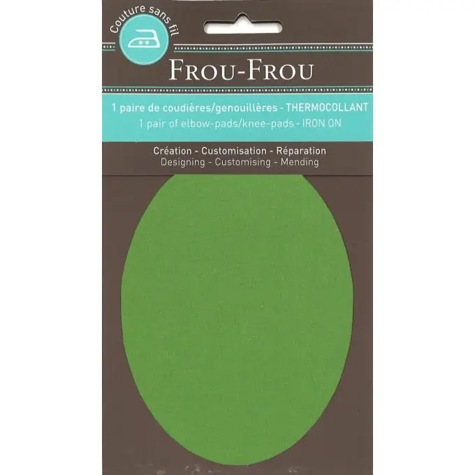 Neue Kollektion Knie-/Ellenbogen-Patch 8×12,1cm einfarbig grün Apfel