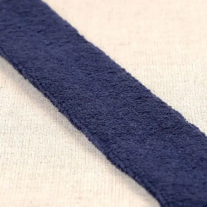 Schrägband Waffelpiquédunkelblau Exklusiv