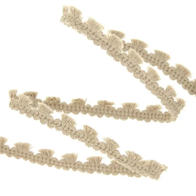 Markenware Borte Pompom Ecru