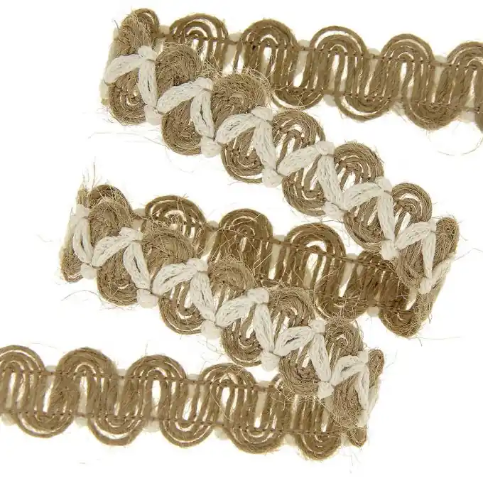 Naturfarbenes Band für perfekte Kanten und Abschlüsse 20mm Super-Preis