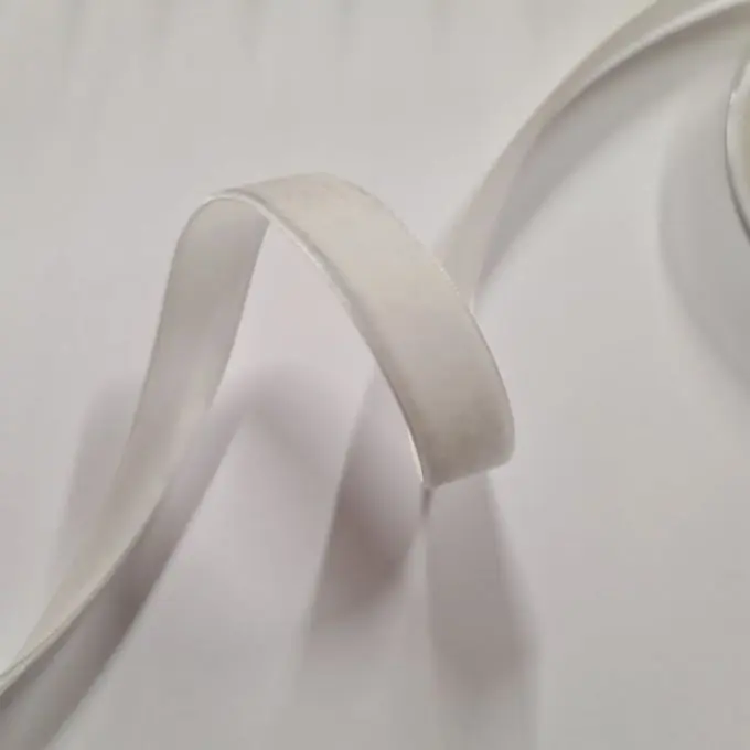 Samtband 16 mm weiß Ausverkauf