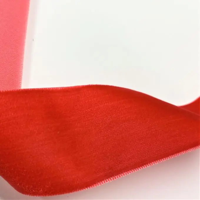 Samtband 38 mm leuchtend rot Finale Aktion