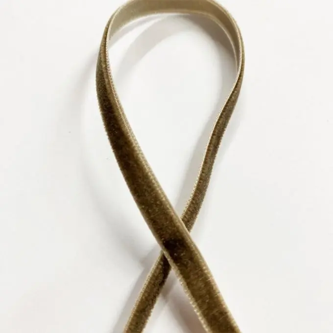 Samtband 6 mm Dunkelbraun Limited Edition