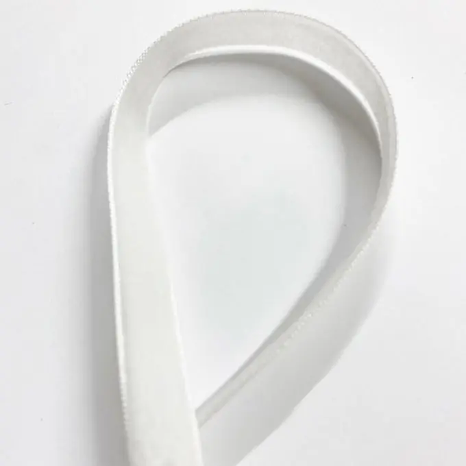 Wochenendangebot Samtband 9 mm weiß