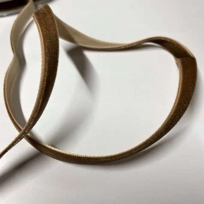 Samtband 9 mm braun Geld-Zurück-Garantie