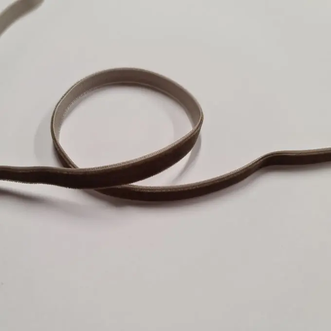 Ausverkauf Samtband 9 mm dunkelbraun