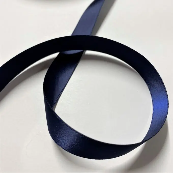 Direkt Vom Hersteller Band aus Satin, 16 mm, Marineblau