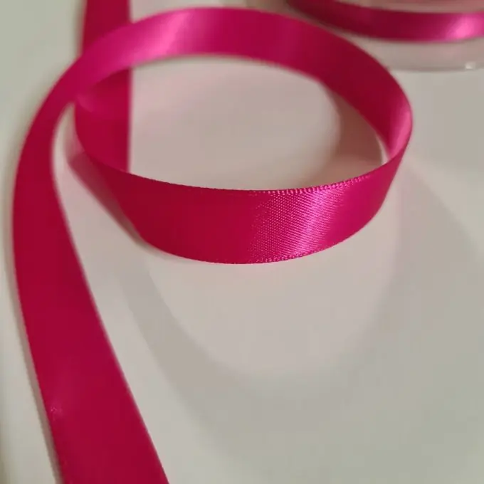Versand Am Gleichen Tag Satinband 16 mm in Fuchsia-Rosa