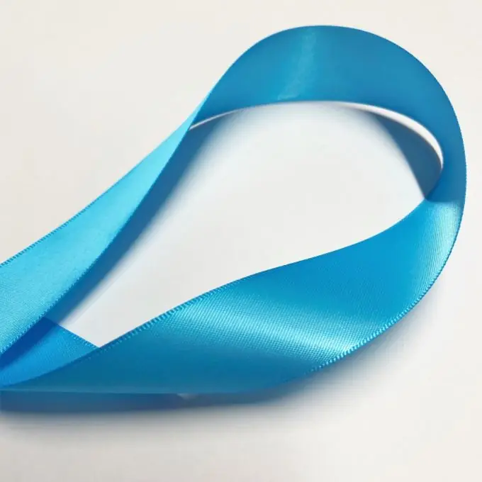 Satinband 25 mm türkis Gratis Versand