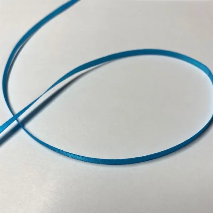Satinband 3 mm in türkisblau Expressversand