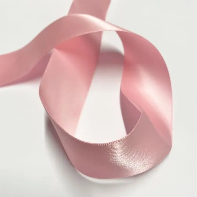 Günstig Satinband 38 mm in blassrosa