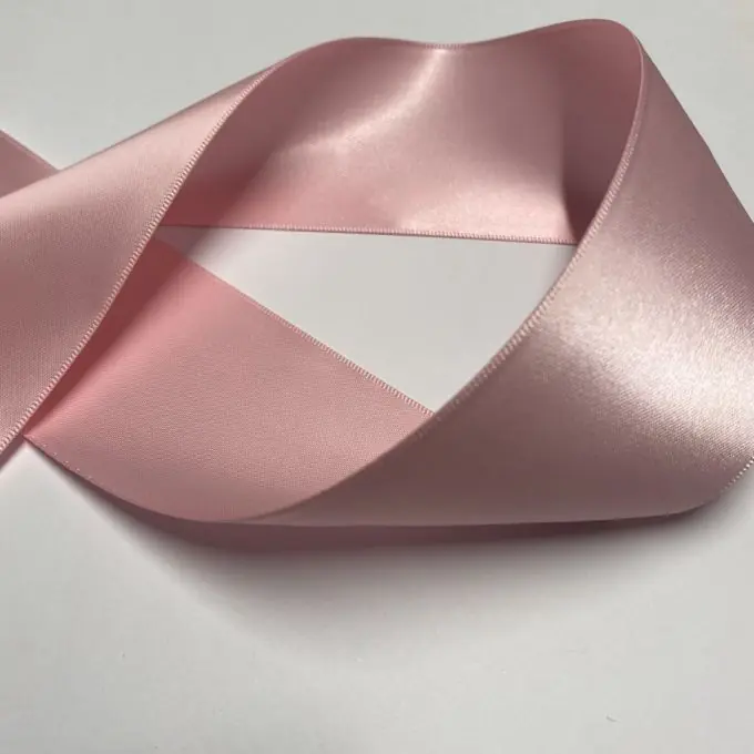 Satinband 50 mm in blassrosa Expressversand
