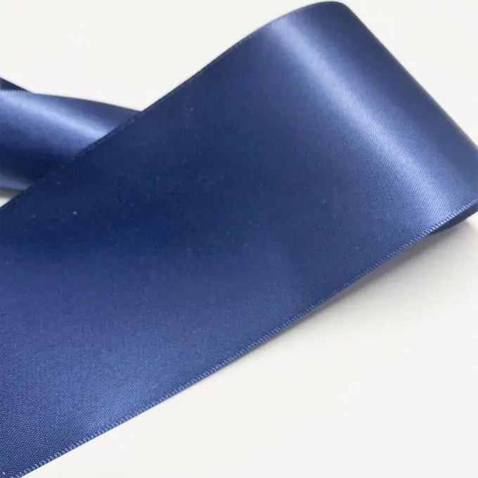 Satinband 75 mm Marineblau Bestpreis