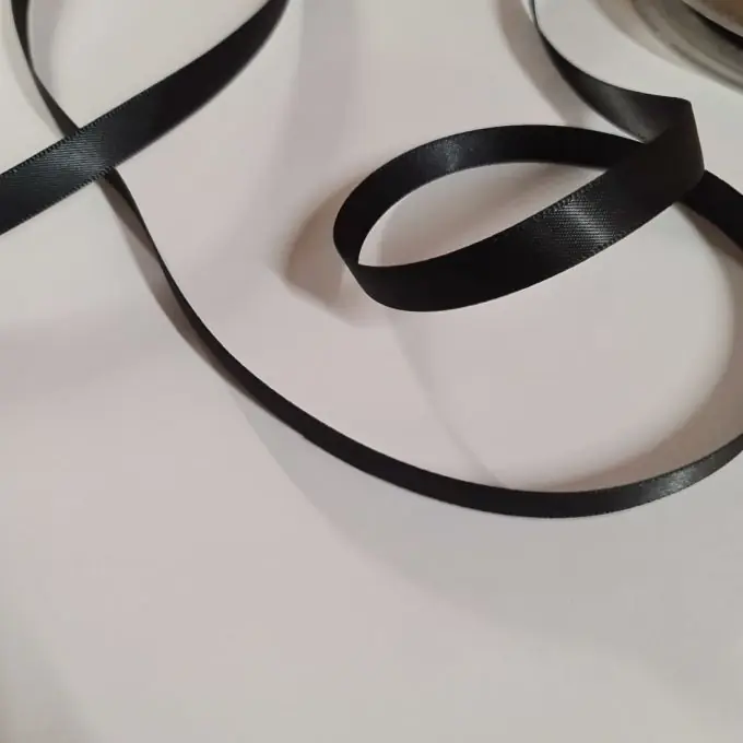 Satinband 9 mm schwarz Sonderangebot