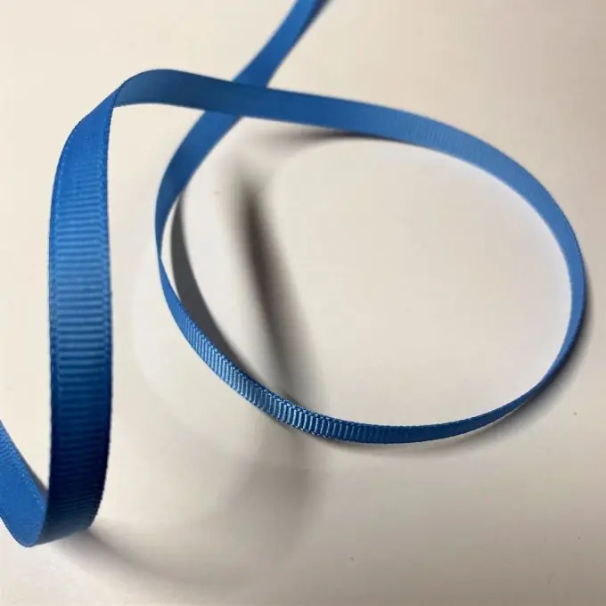 Bestpreis Band gros grain uni 6 mm ciel intense