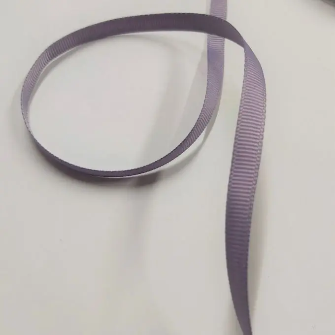 Super-Preis Band gros grain uni 6 mm violet sage