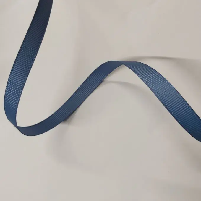 Band grosgrain unicolore 9 mm bleu Bestpreis