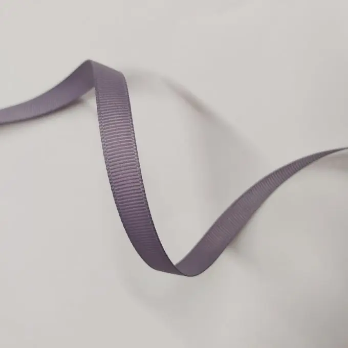 Band gros grain uni 9 mm violet gris Angebot