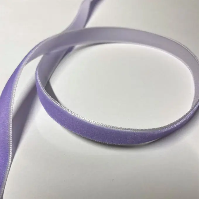 Samtband einfarbig 9 mm lila Must-Have