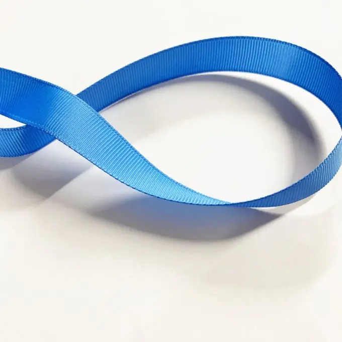 Band grosgrain unifarben 16 mm intensives Himmelblau Aktuell