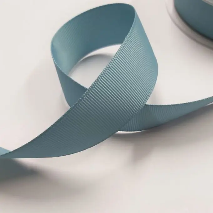 Gleich Bestellen Gros-grain ribbon solid color 25 mm eucalyptus