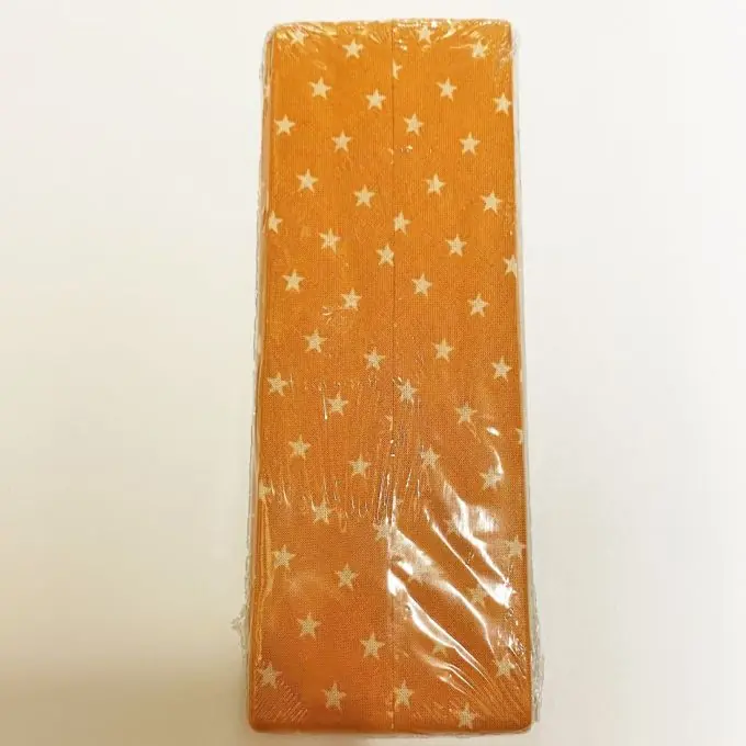 Schrägband Stern orange 20mmx3m Begrenztes Angebot