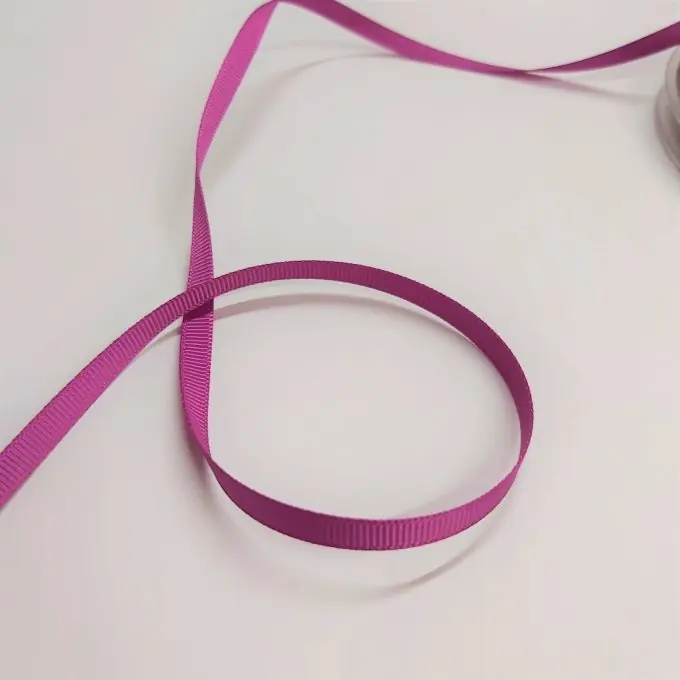 Markenware Band gros grain uni 6 mm rose