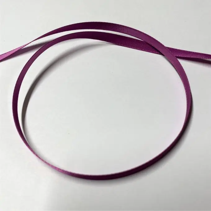 Geprüft Doppelseitiges einfarbiges Satinband 6 mm in Rosa