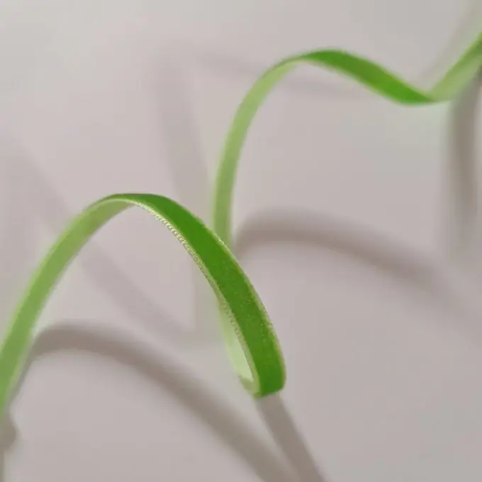 Samtband einfarbig 6 mm Wiesengrün Kracherpreis