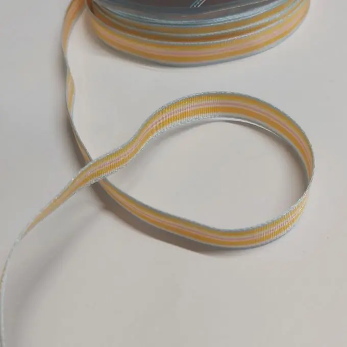 Streifen-Orangefarbene Ripsband 25 mm Nur Heute