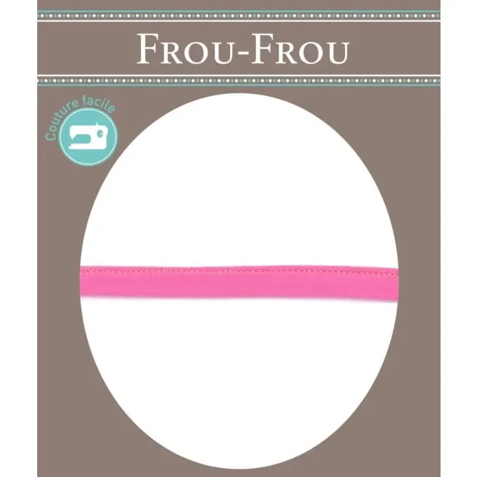 Schneller Versand Kordel Baumwolle, 7 mm, in Rosa