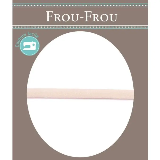 Jetzt Zugreifen Kordel 7 mm Baumwolle in blassorange Farbe