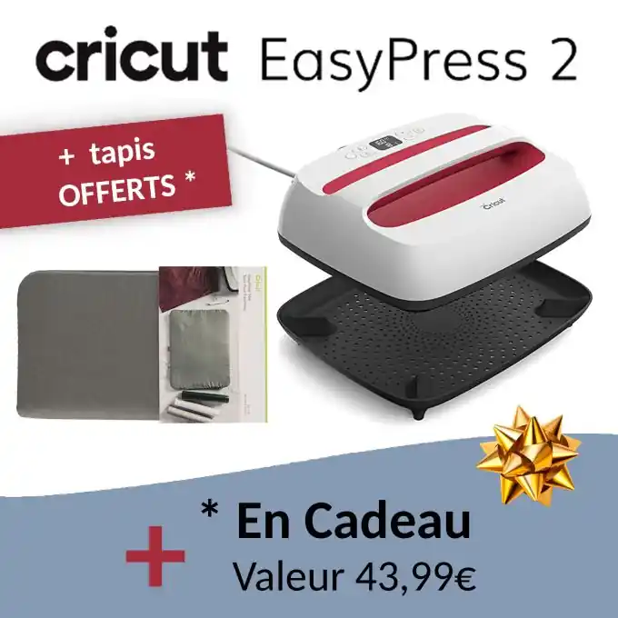Bundle Cricut Easy Press 30 x 25 cm + Cricut EasyPress™-matte Kracherpreis