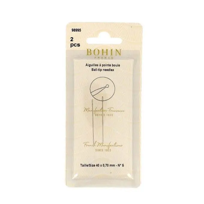 Letzte Chance Sticknadeln mit Kugel und verlängerten Ösen