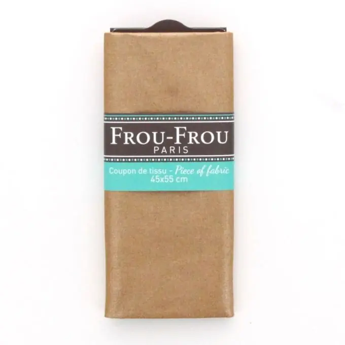 Stoffabschnitt 45x55cm gold Im Trend